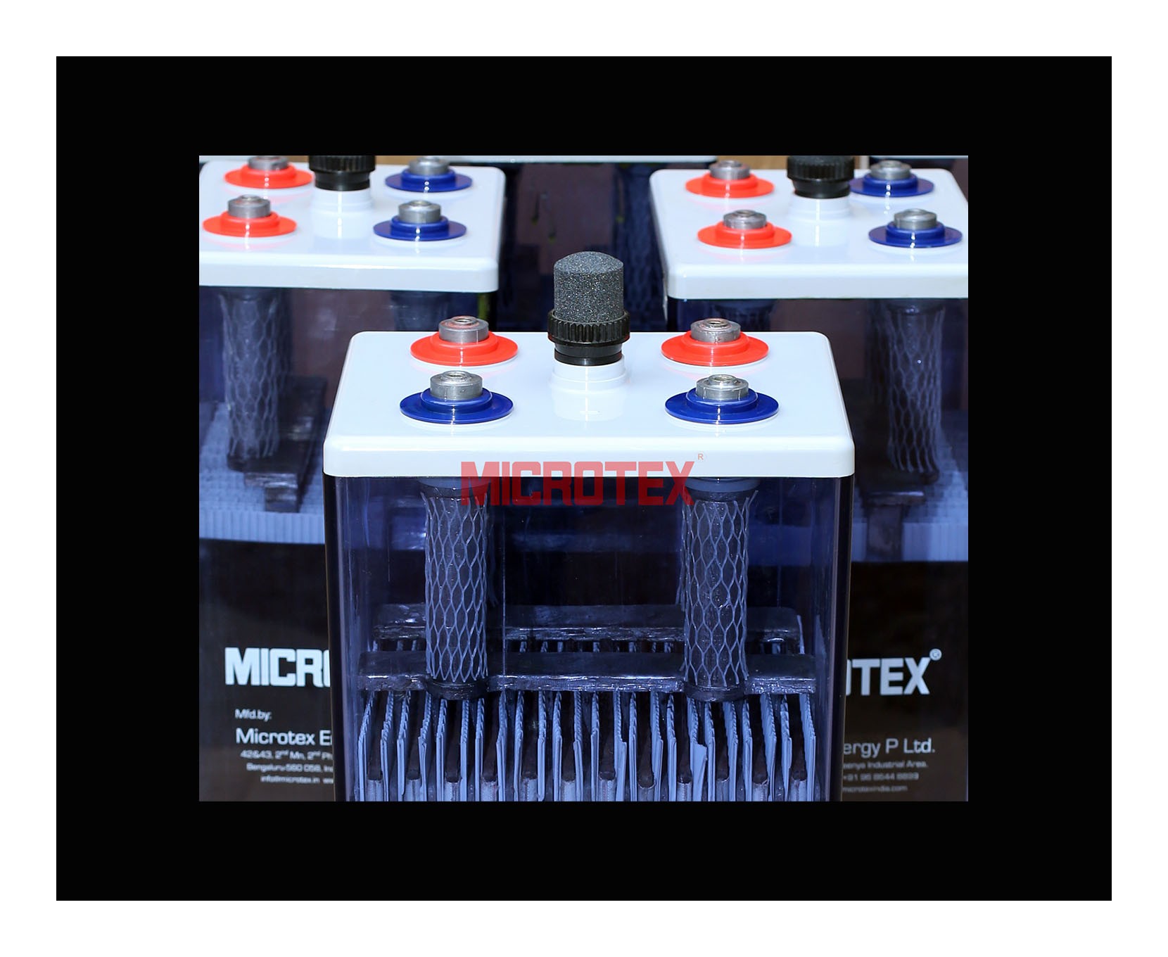 01 OPzS cells transparent container