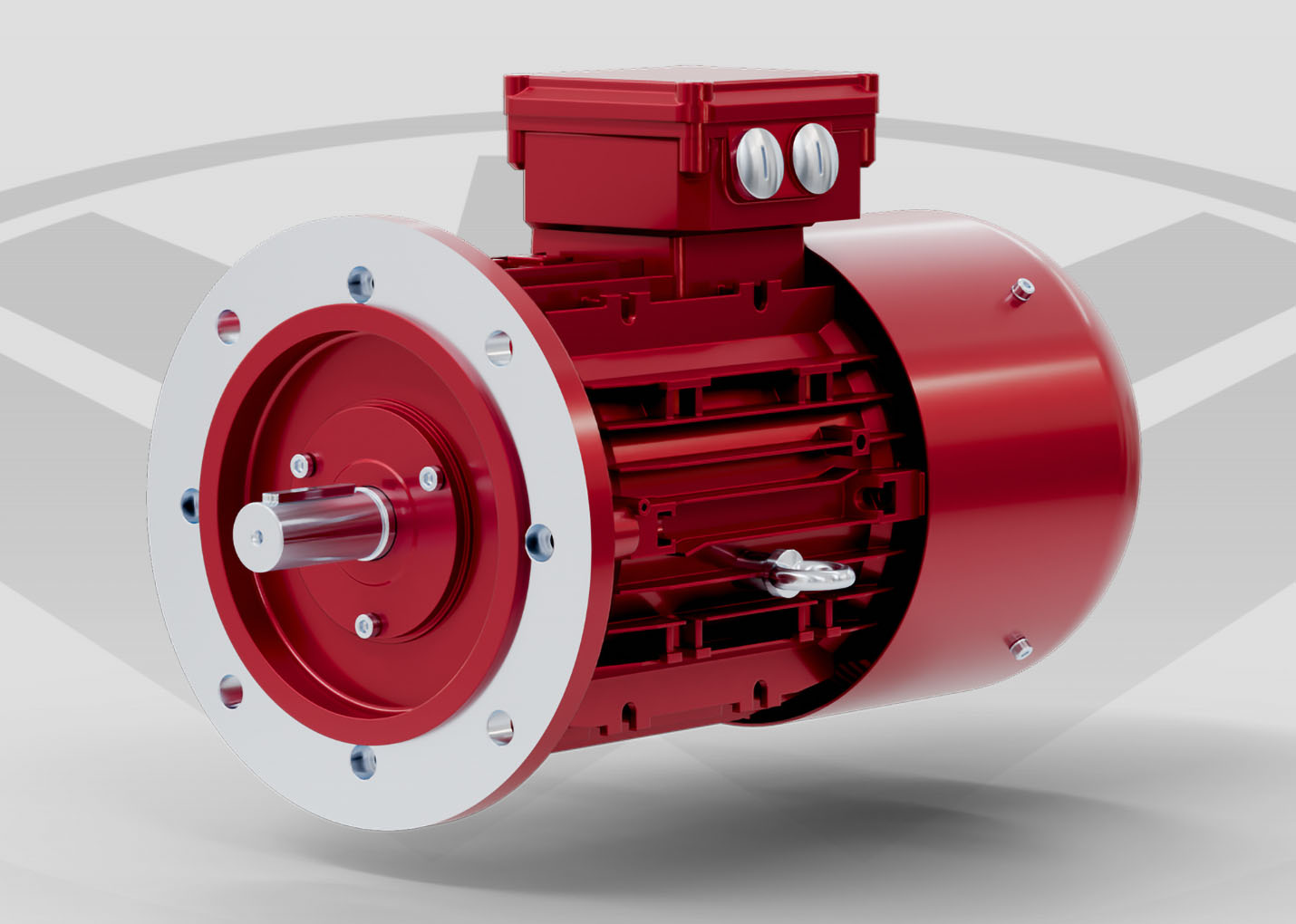 DC Motor with permanent magnets