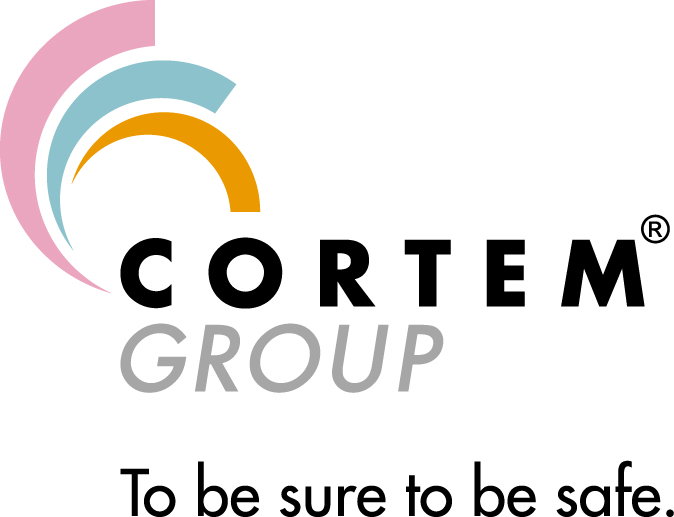 Logo Cortem Group con to be to be safe